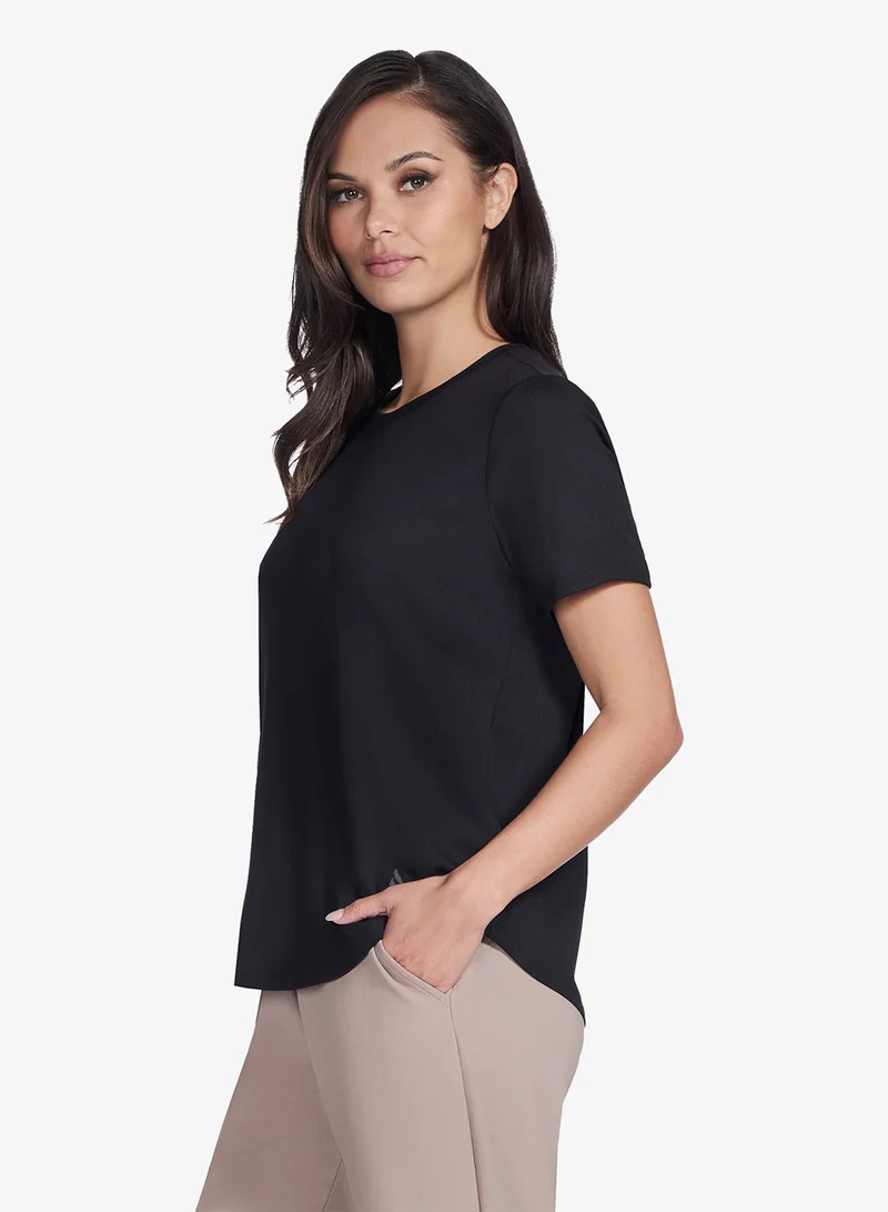 SKECHERS Gowalk Luxe Ribbed T-Shirt